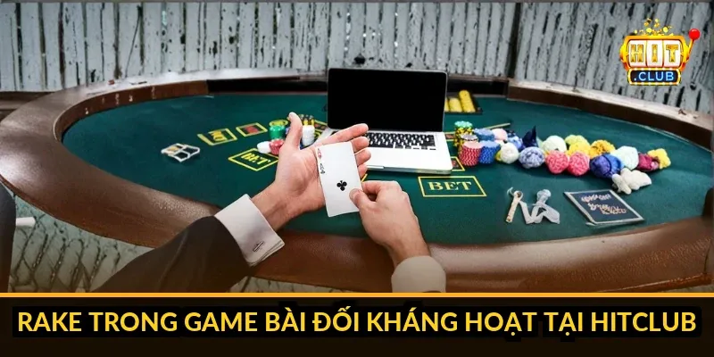 Sơ đồ minh họa cách rake được cắt ra từ mỗi ván chơi Hitclub